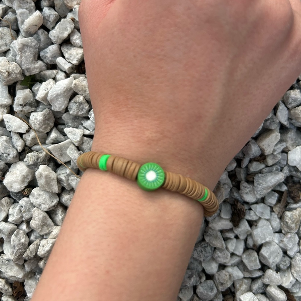 Handmade kiwi bracelets!